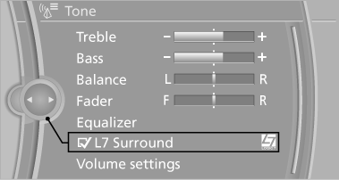 When surround is activated, multi-channel playback