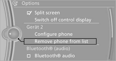 Remove phone from list