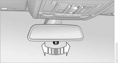 Bmw rear view mirror adjustment #6