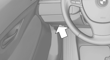 There is an OBD socket on the driver's side for