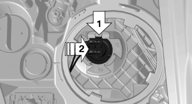 6. Close the headlamp housing with the cap.