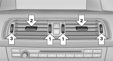 ▷ Thumbwheels for adjusting the temperature,