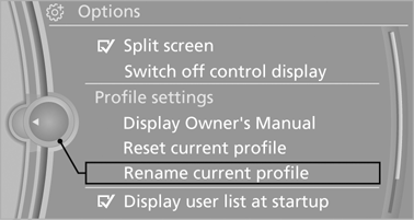 Resetting profiles