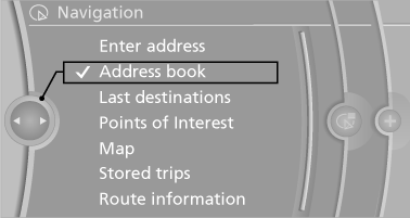 3. Select a contact in the list or, if desired, with