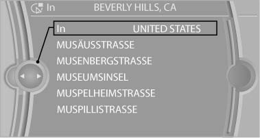 Select "In" with the state/province currently