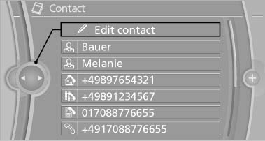 Edit contact