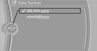 Select the desired format