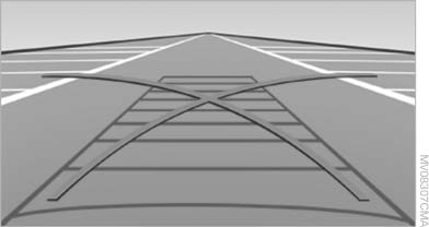 Parking using pathway and turning