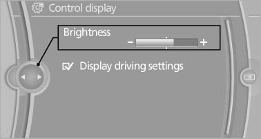 4. Turn the controller until the desired brightness