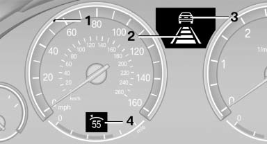 1 Display of desired speed
