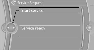 A Service Request can be started via a Check