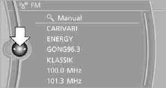 White arrows pointing to the left or right indicate that additional panels can