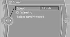 4.  Turn the controller until the desired speed is displayed.
