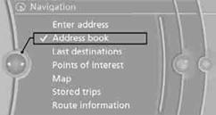 3.  Select a contact in the list or if so desired, using the "A-Z search".