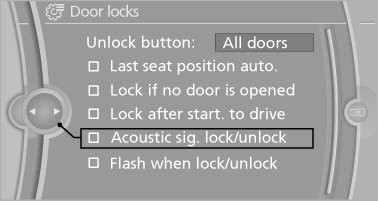 Retrieving the seat and mirror settings