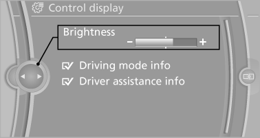 4. Turn the controller until the desired brightness