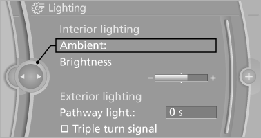 4. Select the desired setting.