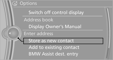 6. Select an existing contact, if available.
