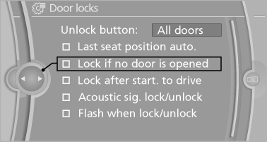 The vehicle locks automatically after