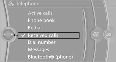 Displaying calls