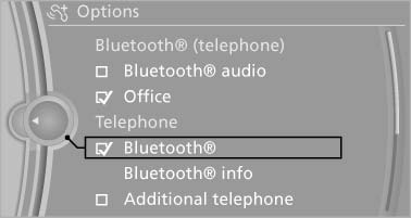 Activating/deactivating Bluetooth