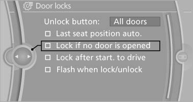 The vehicle locks automatically after you drive away