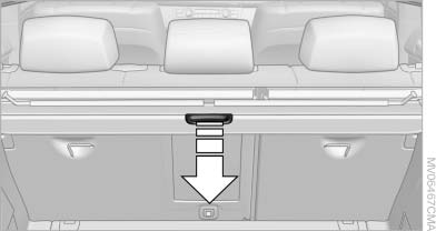 BMW X5: luggage compartment roller