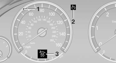 1 Display of desired speed
