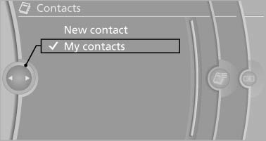 All contacts are listed in alphabetical order. Depending