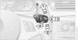 1. Switching on wipers