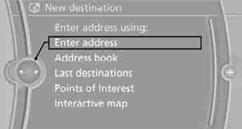 7. Enter the intermediate destination.
