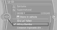 5. Select a track and press the controller.