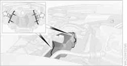 2. Fold away the headlamp cover.