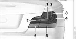 1. Inner brake lamp/tail lamp